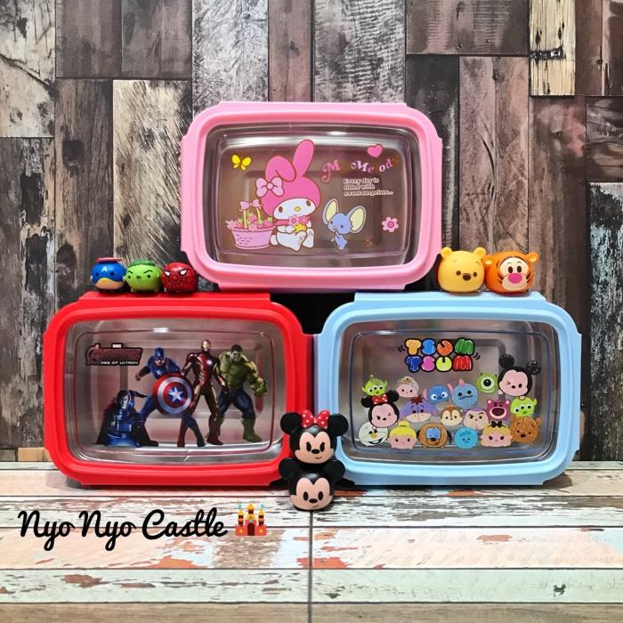 

Lunch Box Stainless Steel Moana, My Melody, Cars, Little Twin Star