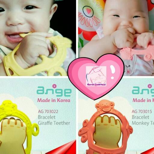 ANGE BRACELET Teether with Box / Case - Ange Teether Gelang