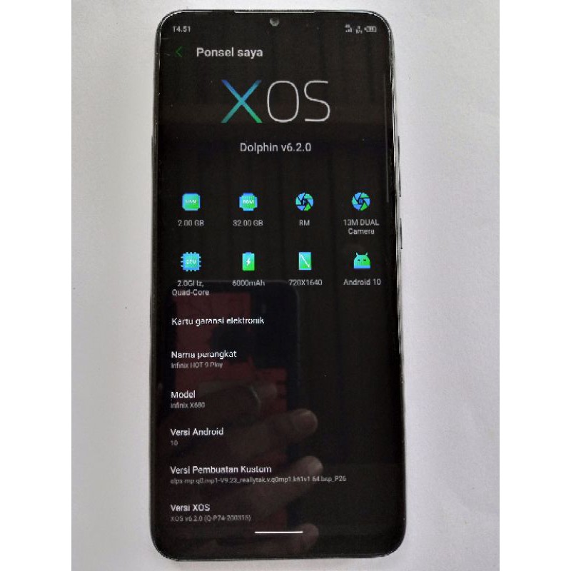 Infinix Hot 9 Play 2/32 Second
