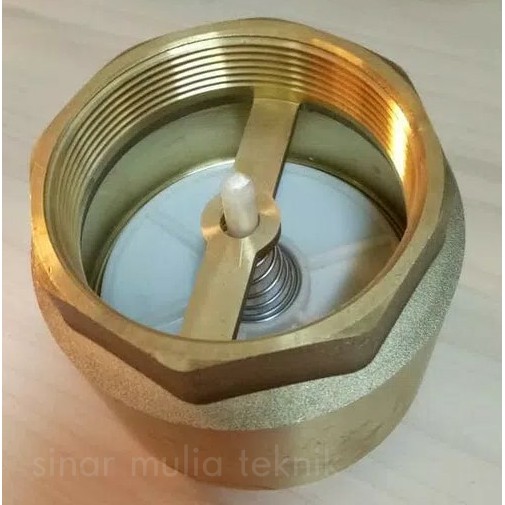 2 inch tusen klep kuningan