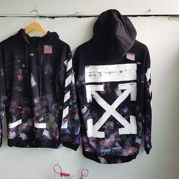 off white galaxy hoodie original