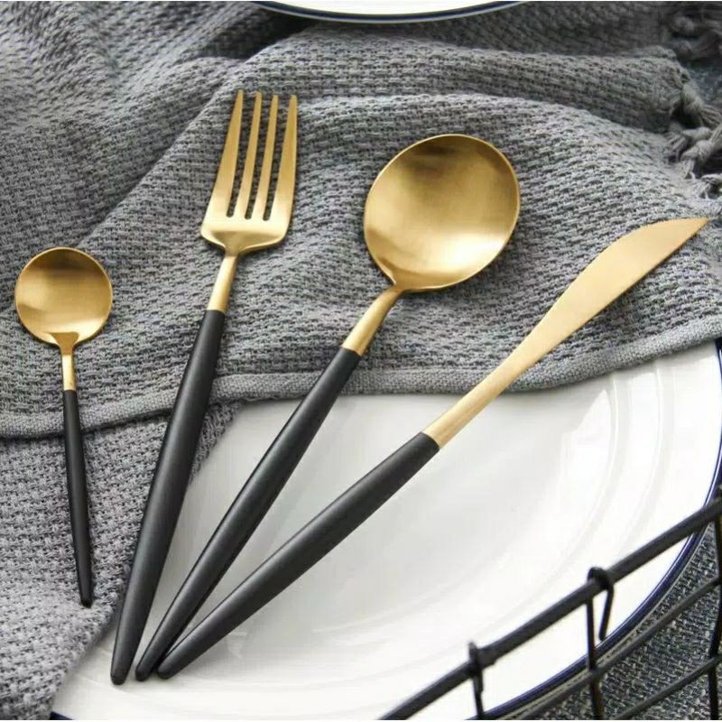 set sendok korea stainless steel 24pcs