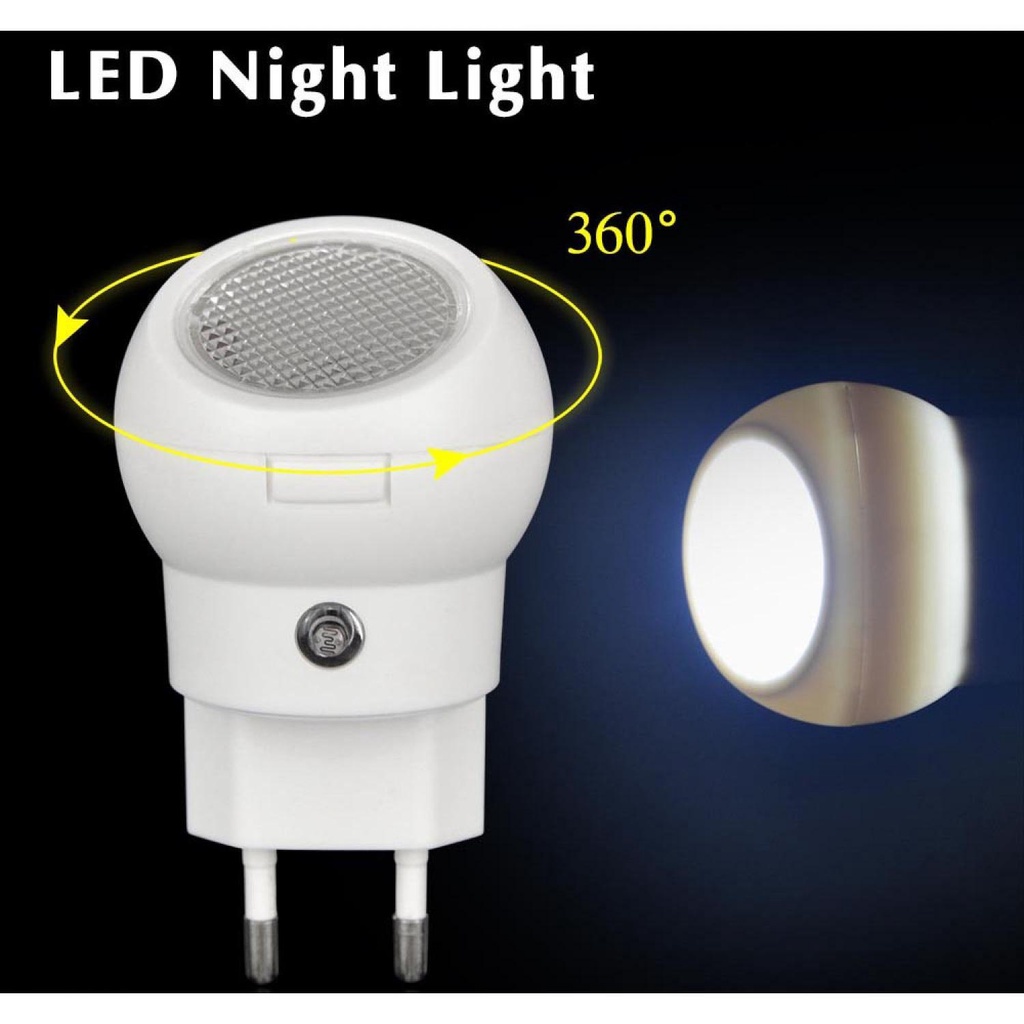 TaffLED Lampu Tidur LED Sensor Cahaya Rotasi 360 Derajat - LXX3148