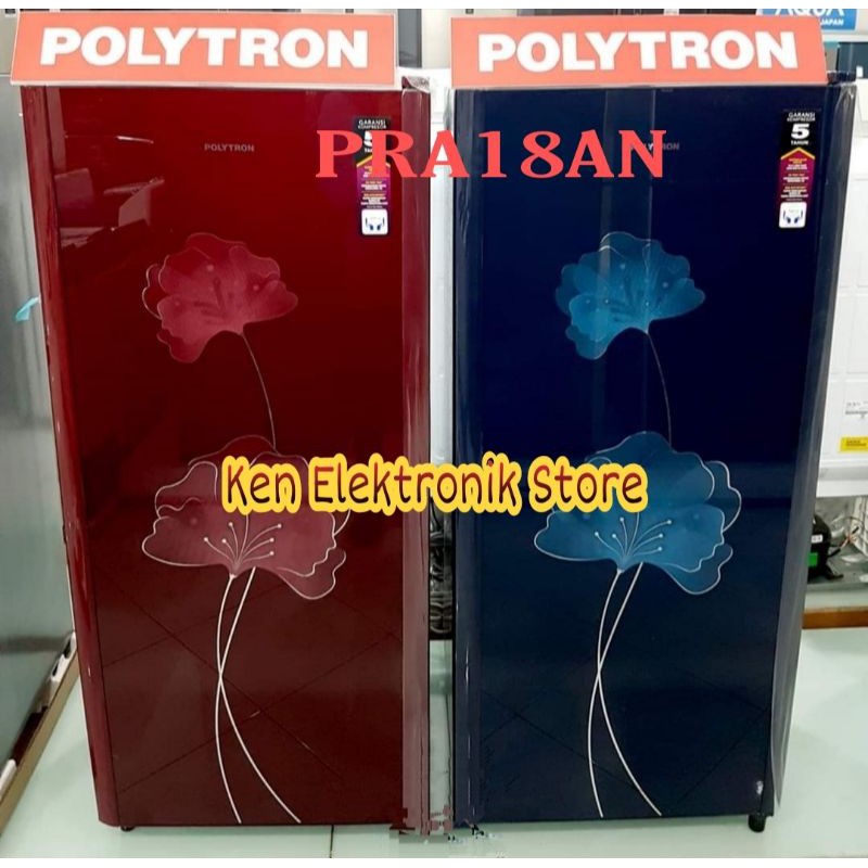 KULKAS POLYTRON PRO 18 AN LEMARI ES 1 PINTU PRO18AN PRO 18AN BELLEZA