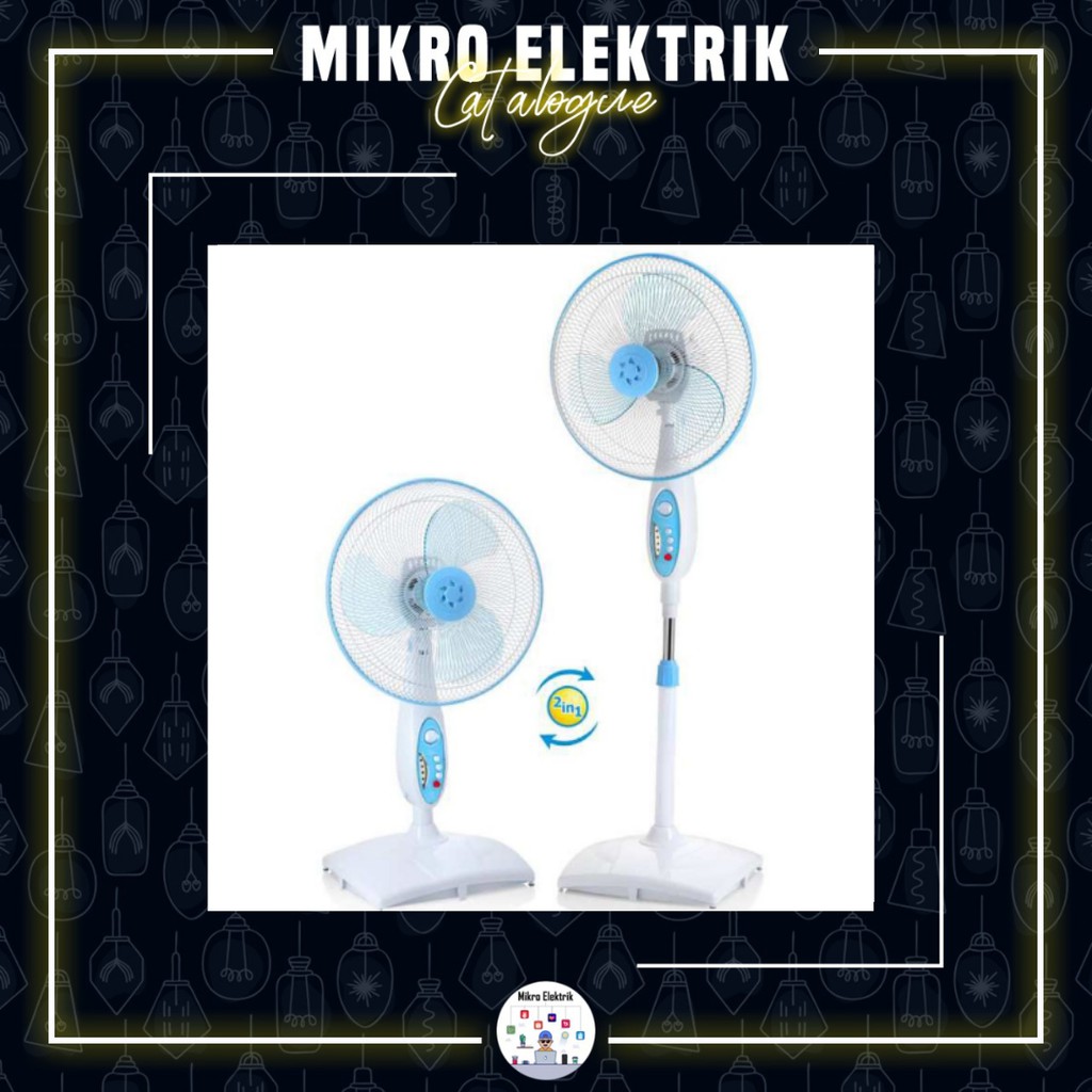 Maspion EX-167-S Stand Fan / Kipas Angin 2 in 1