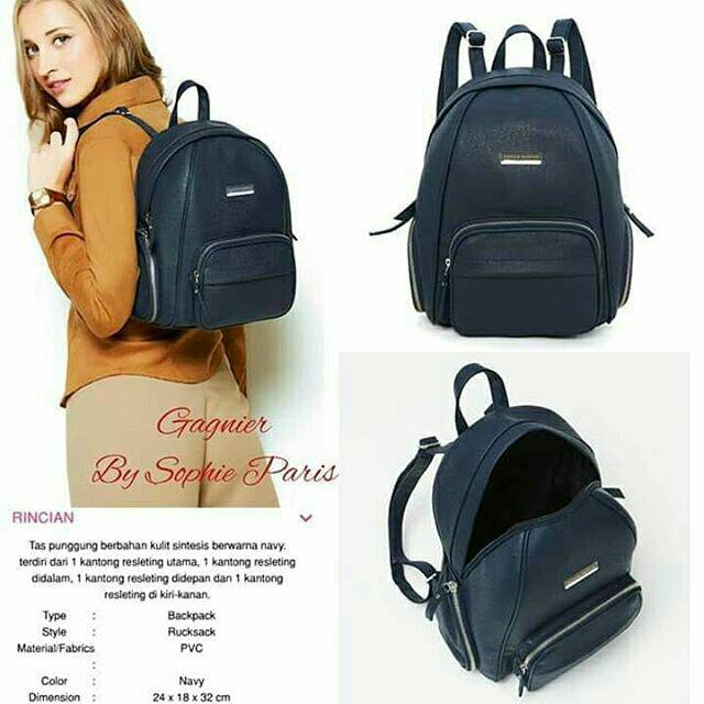 TAS PUNGGUNG WANITA GAGNIER SOPHIE PARIS