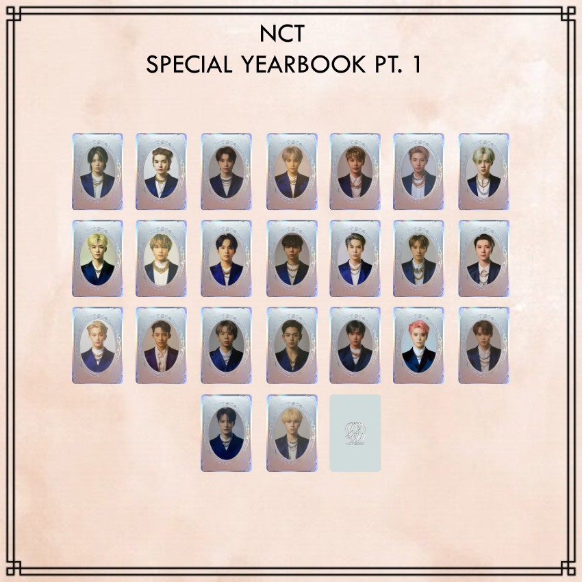 Nct Resonance Pt 1 Pt 2 Special Yearbook Photocard Shopee Indonesia