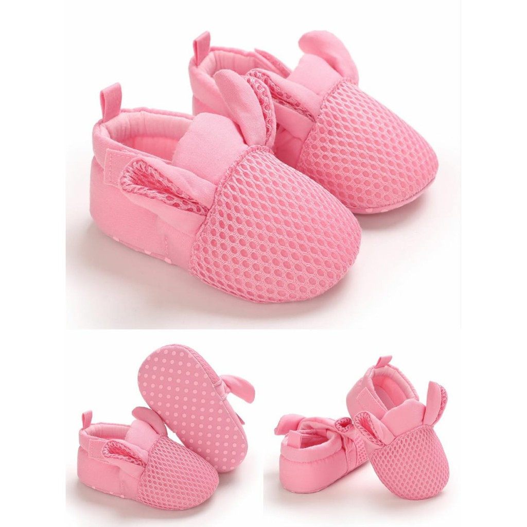 Sepatu Bayi Perempuan Import Prewalker Bayi Go Pink