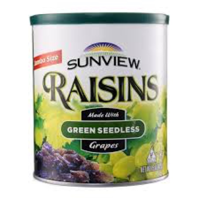 

sunview raisins green seedless grapes jumbo size