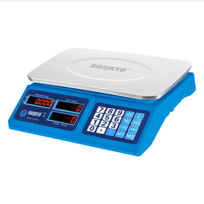 Timbangan Digital Sojikyo Acs-30Clfb(30Kg & Nyala Tp Listrik)
