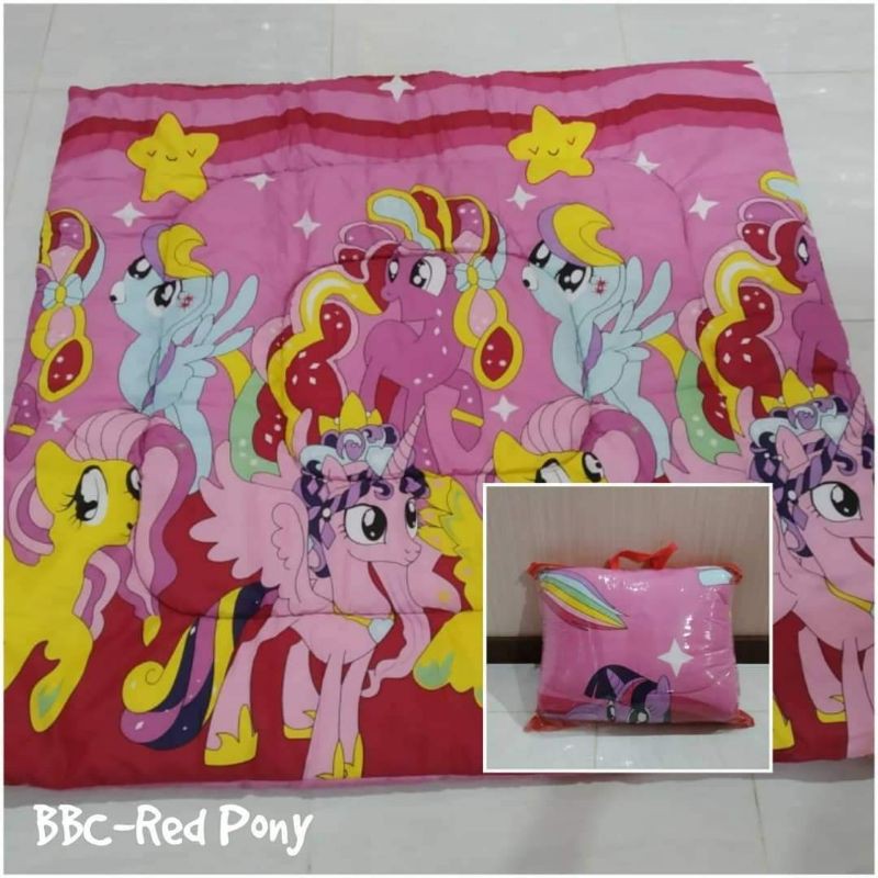 Bedcover anak murah bts  hello kity free tas
