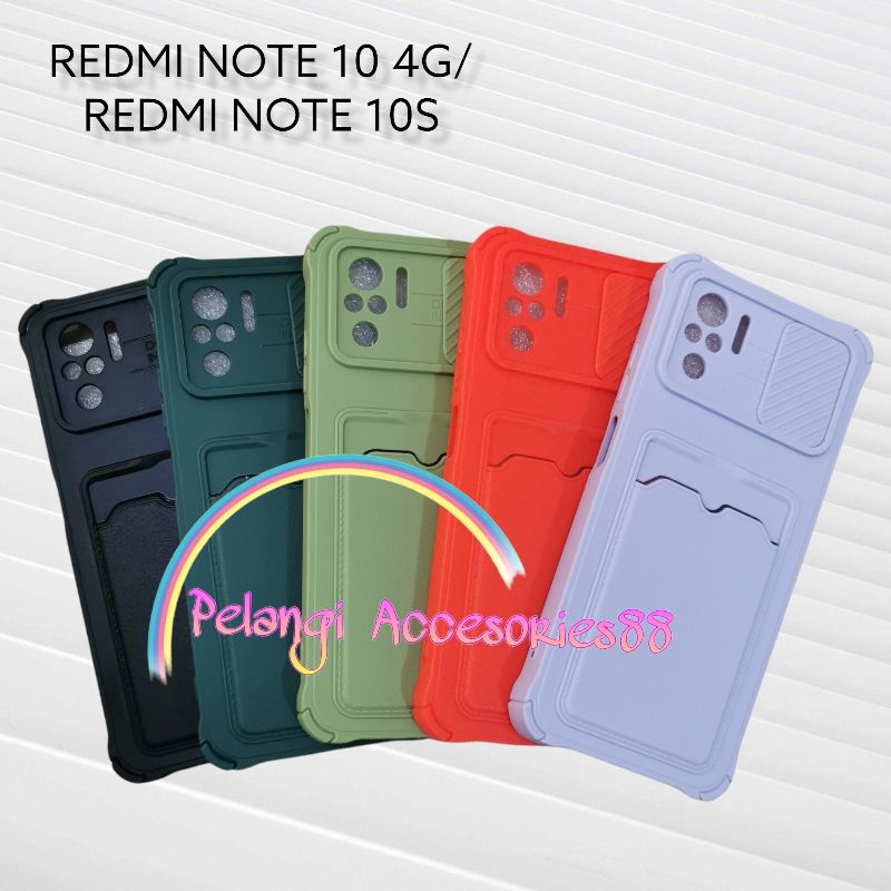 CASE REDMI NOTE 10 (4G) / REDMI NOTE 10S CASE SOFTCASE SLEDING WARNA WARNI