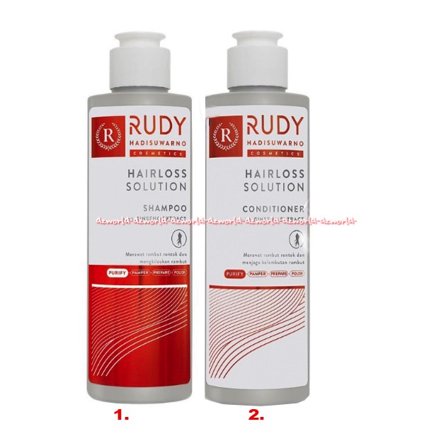 Rudy Hadisuwarno Hair loss 200ml Defense Shampoo Conditioner rudi Gingseng Rudy Hadi suwarno