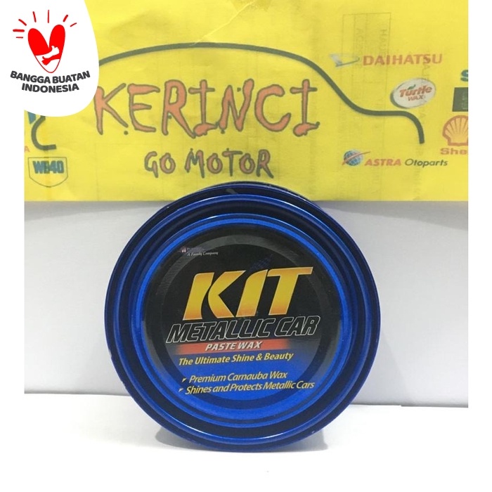 KIT METALLIC CAR PASTE WAX - PREMIUM CARNAUBA WAX KIT - POLISH KIT