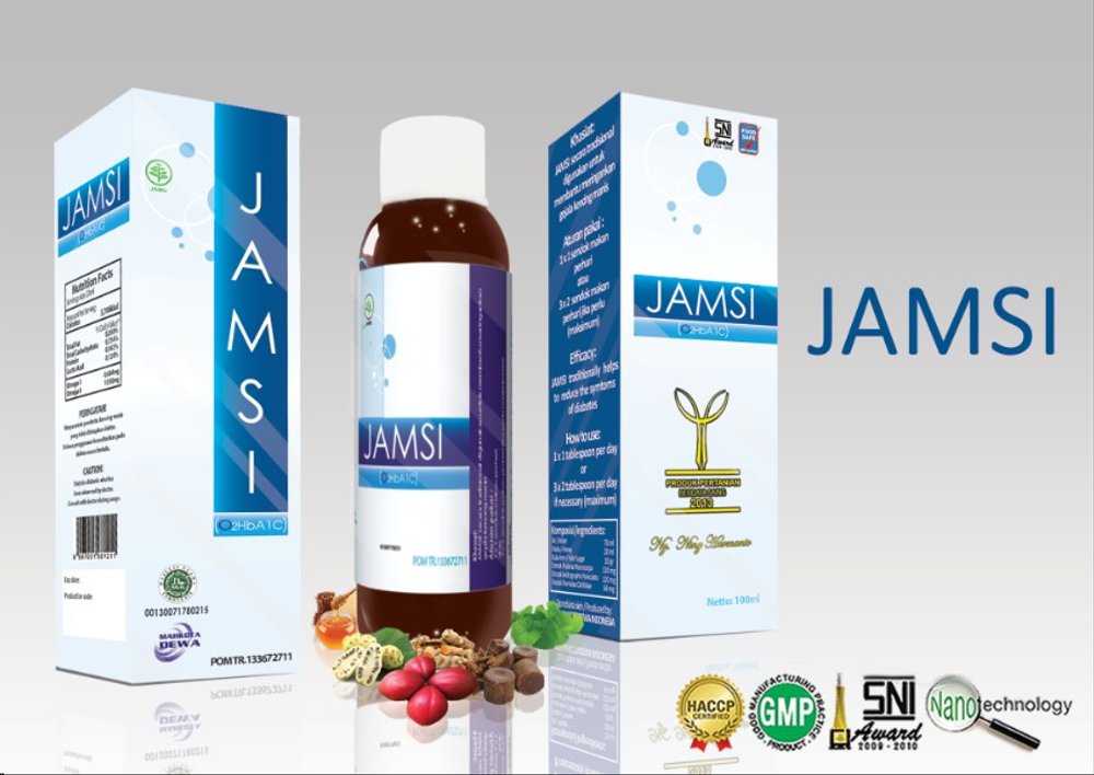 Jamu Jamsi Obat Diabetes ORIGINAL Paket 2 Botol