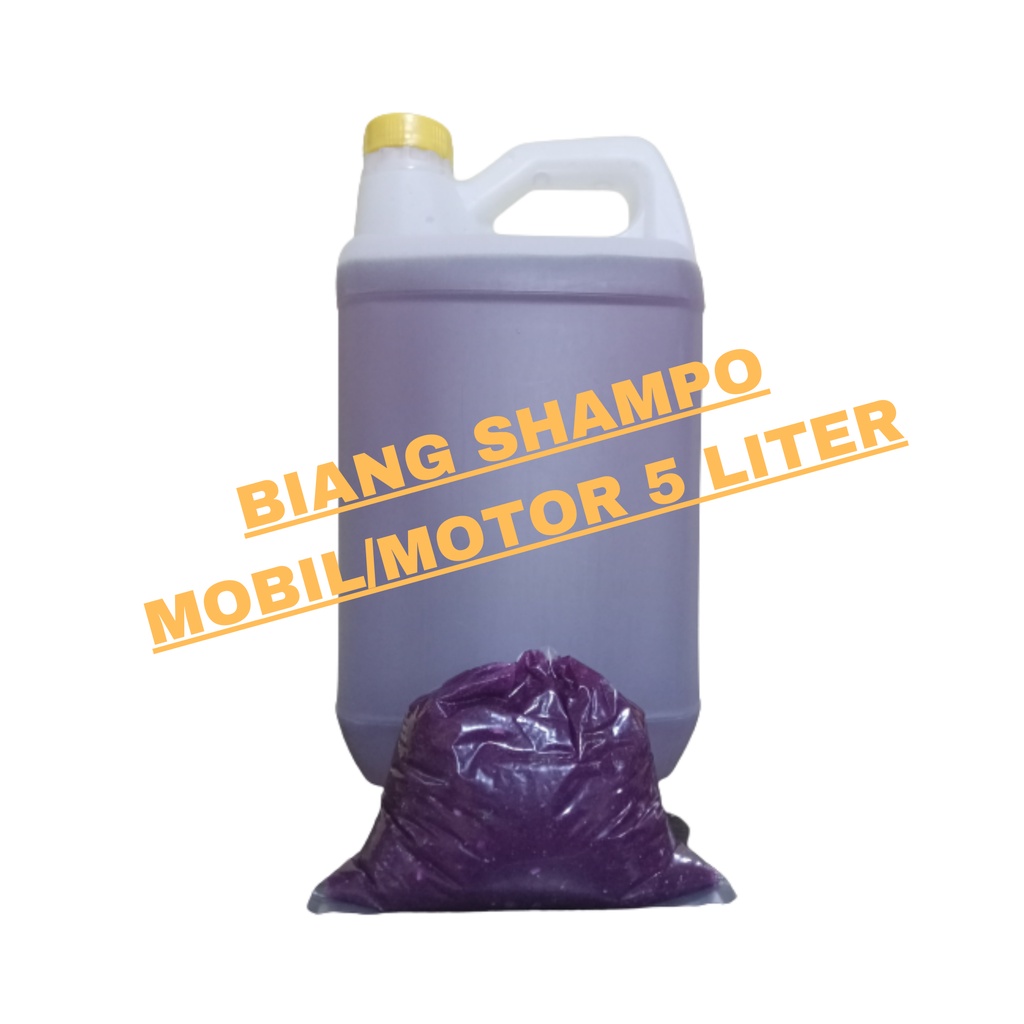 (Bayar di Tempat) Biang Shampo/Sabun Cuci Motor/Mobil 5 Liter Terlaris