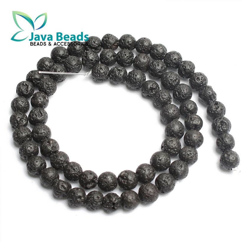 Manik Batu Lava Stone Lava Rock Beads