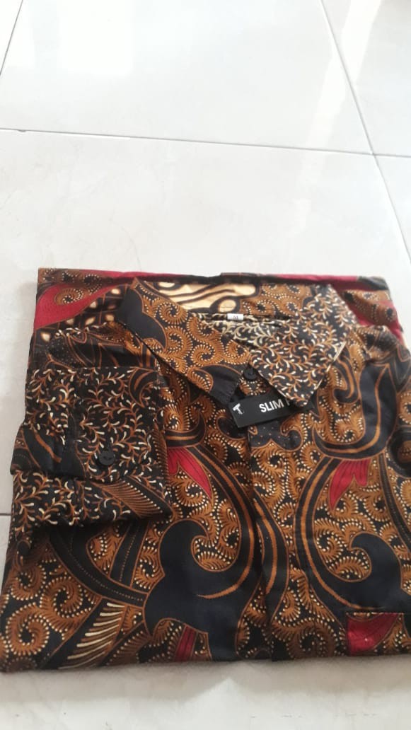 Kemeja Batik Slimfit Lengan Panjang Batik Formal Batik Pria  Banyumili