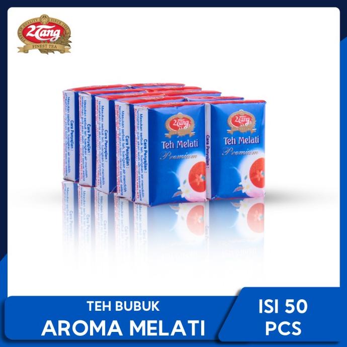 

[COD] 2Tang Jasmine Tea Premium Nasional [50 pcs @9gr ] [COD]