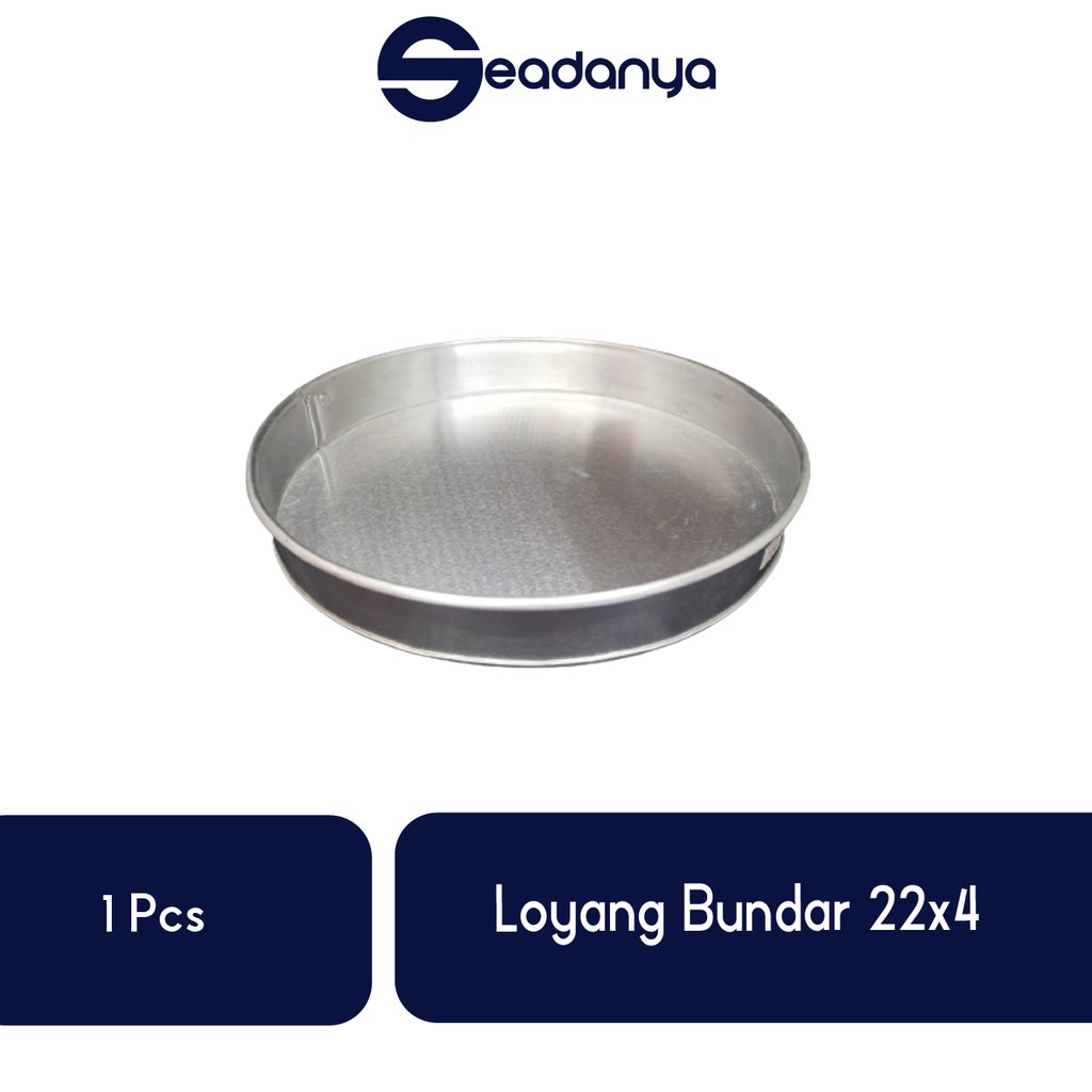 

Loyang Bundar 22x4-Loyang Bundar/Loyang Bentuk Bundar/Loyang Bulat/Loyang Ukuran 22x4/Loyang Bundar Terlaris/Loyang Bundar Termurah