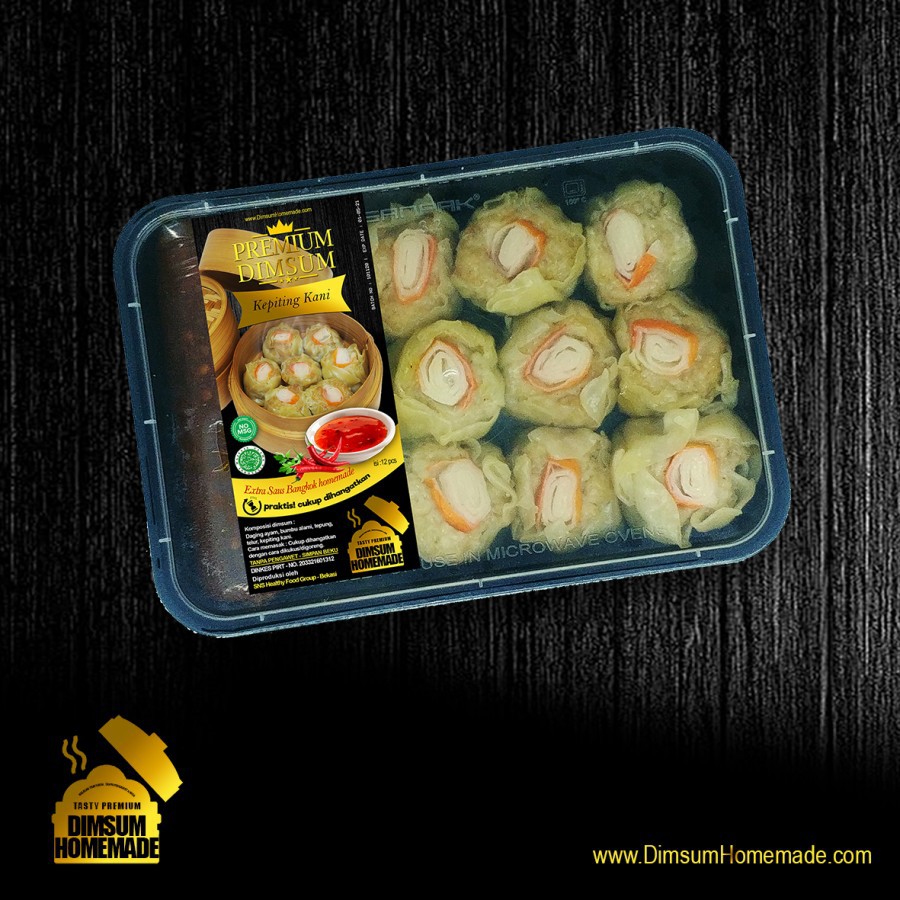 

Pelangi Dimsum Kepiting non msg non pengawet 12 pc