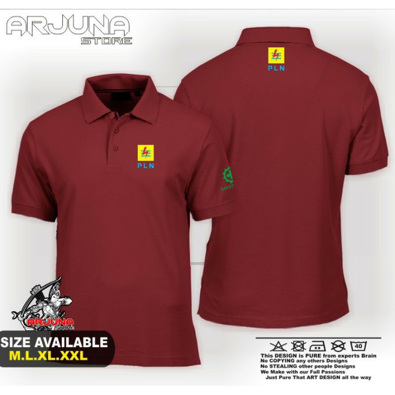kaos polo PLN/KAOS PLN BORDIR