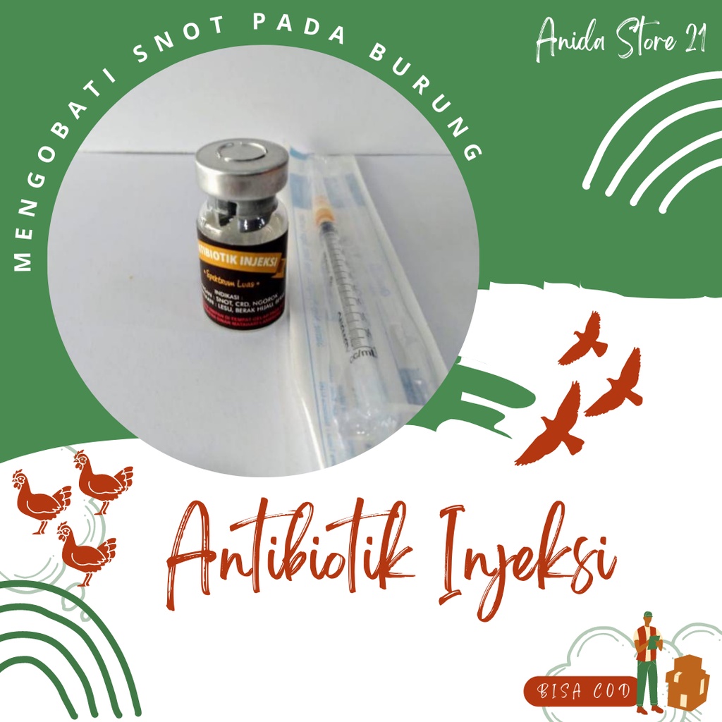 Antibiotik Injeksi Mengobati Snot Pada Burung
