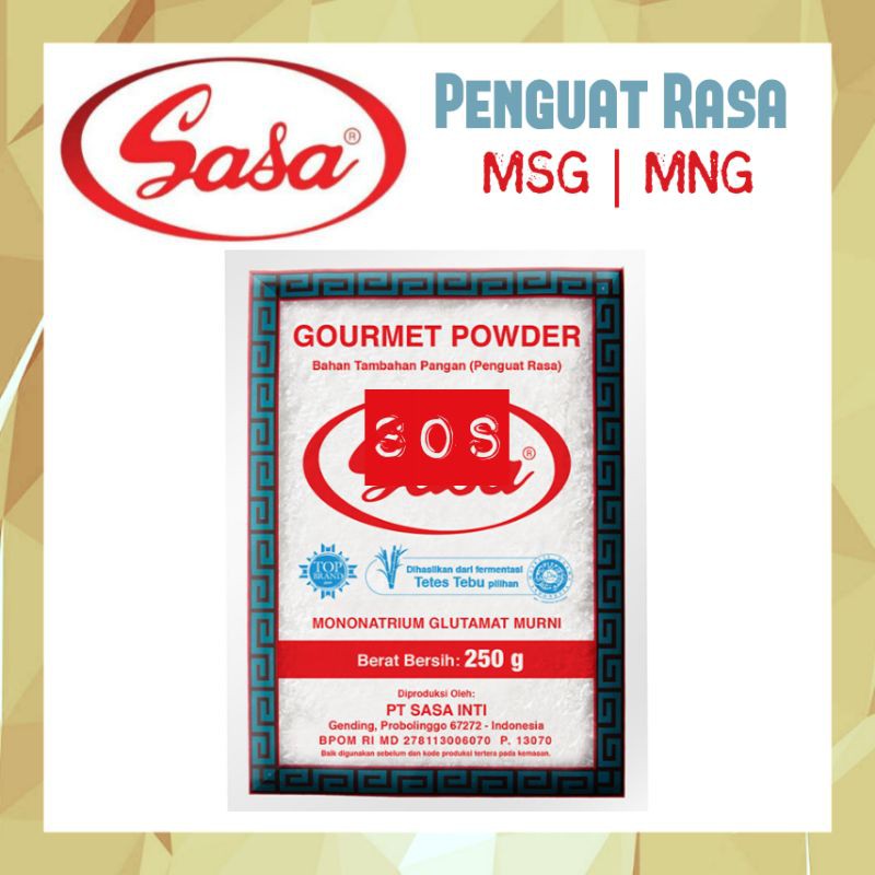 

《OS3》 Sasa Penguat Rasa | MSG | MNG | 250 gram pecin