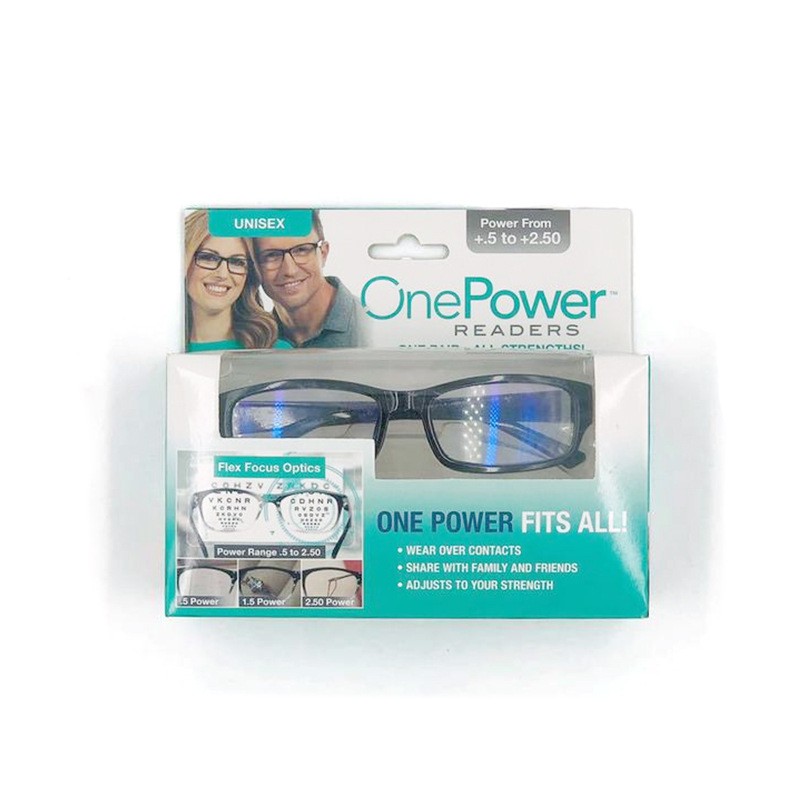 ☀ INDOLAND ☀ R450 Kacamata Baca Plus Auto Focus Adjusment Ajaib One Power Readers Untuk Pria Dan Wanita