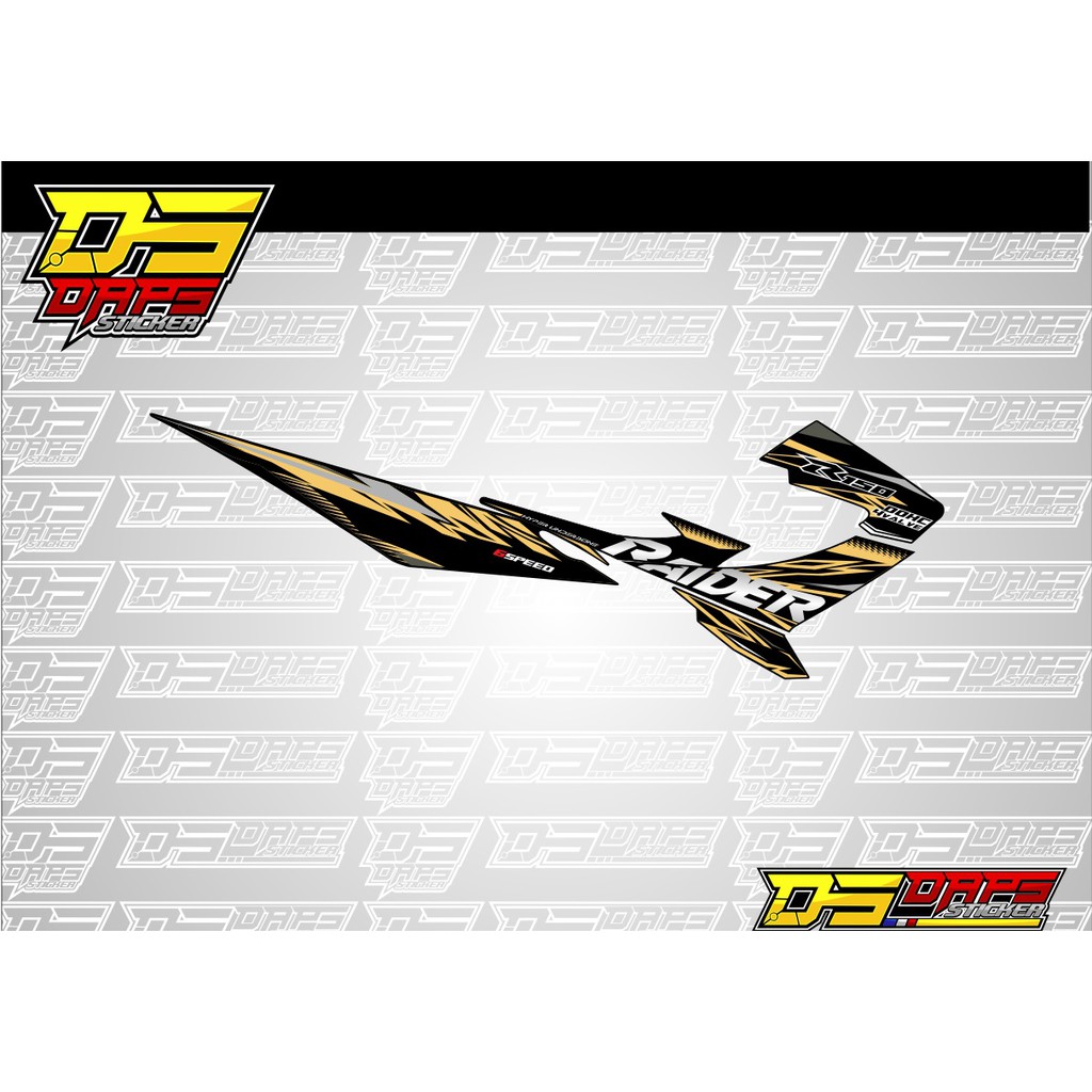 STRIPING SATRIA FU FACELIFT RAIDER