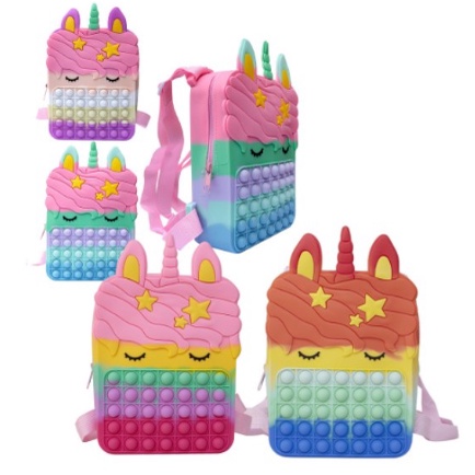 Tas Pop It Ransel Karakter Unicron Dan Boneka Murah