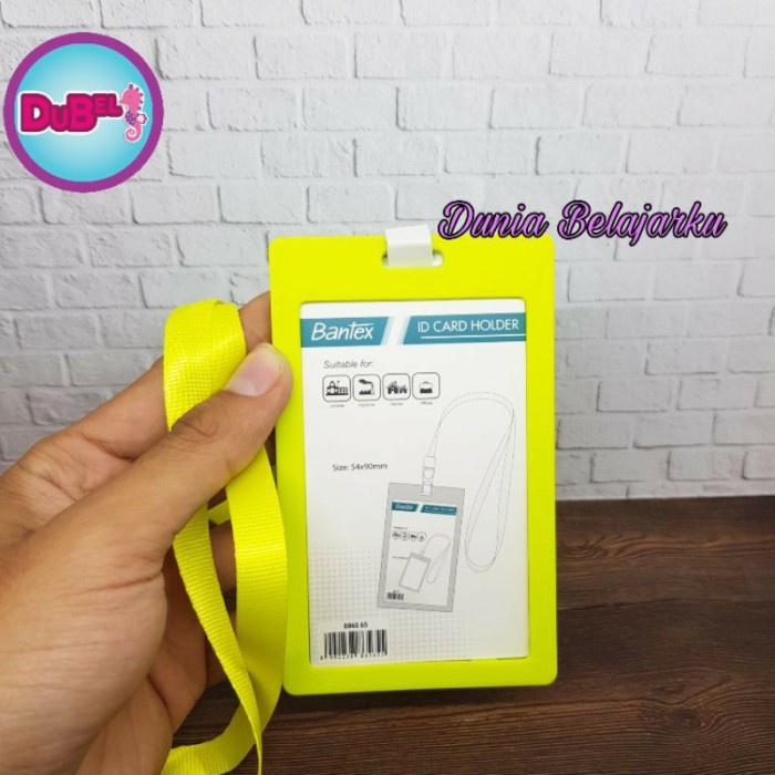 

Spesial Id Card Holder Potrait Bantex / Name Tag Potrait Bantex Murah
