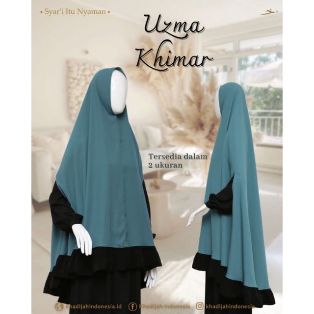 UZMA Khimar Freehand Lubang Tangan - Khadijah Indonesia #ayranashwa #khadijahIndonesia