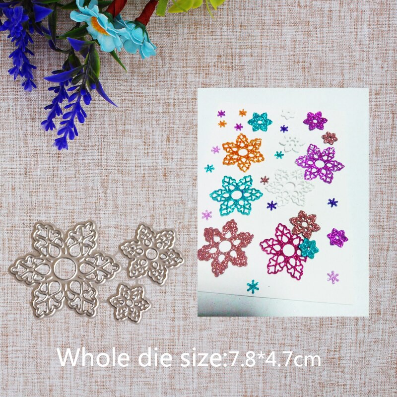 

New Arrival Lovely Flower 3Pcs Cutting Dies Stencil DIY Scrapbooking Photo Album