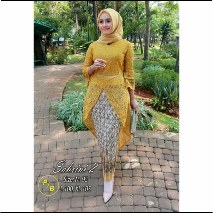 PROMO ! KEBAYA, BISA COD! (CUMA ATASAN SAJA) ATASAN KEBAYA BRUKAT FLOY KUTUBARU / KEBAYA SRIKANDI / 