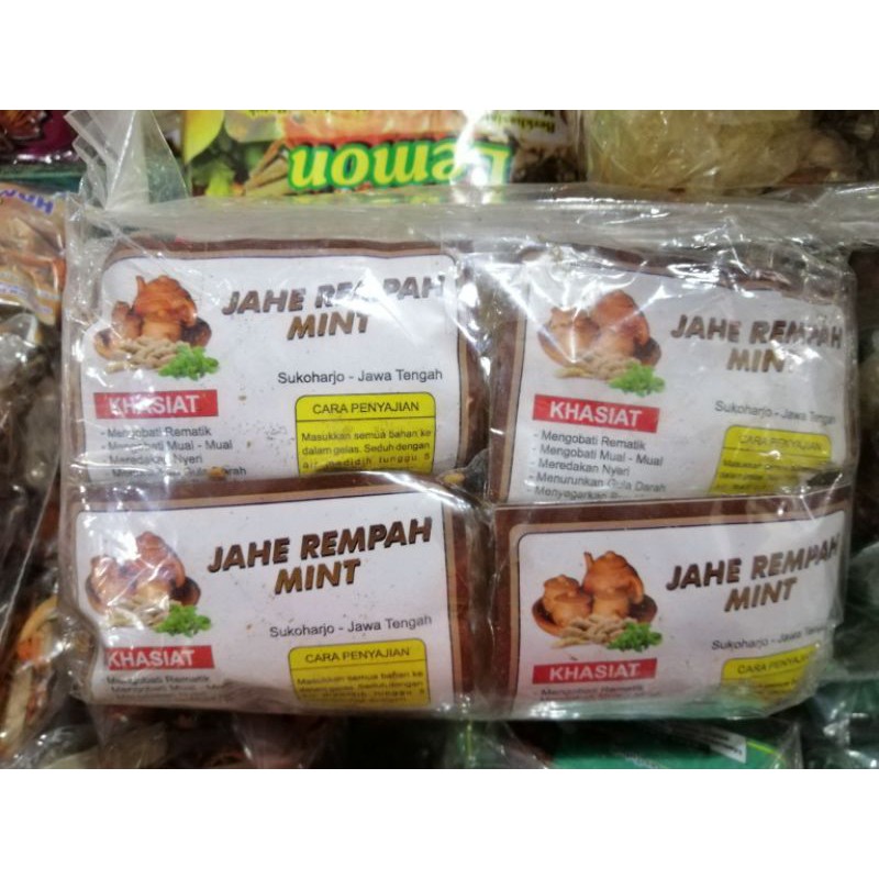 

wedang Jahe rempah mint