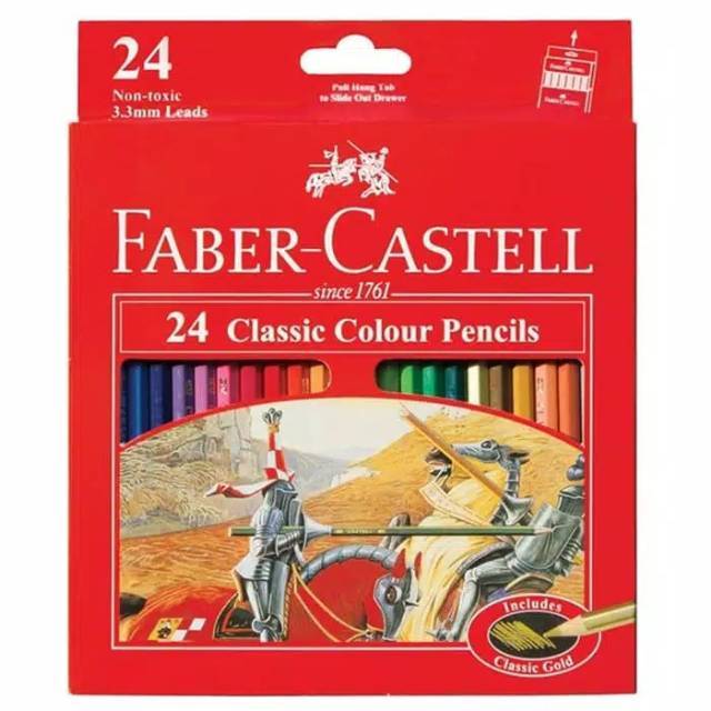 Pensil Warna Faber-Castell Classic 24 Warna