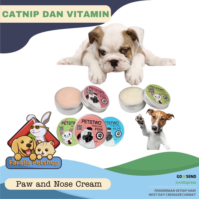 Paw Cream Nose Paw Care Cream Kucing Anjing Pet Care Cat Dog Krim Pelindung Telapak Kaki Hidung Anjing