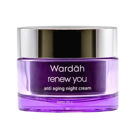 WARDAH RENEW YOU ANTI AGING NIGHT CREAM 30 GR (NEW PACKAGING)