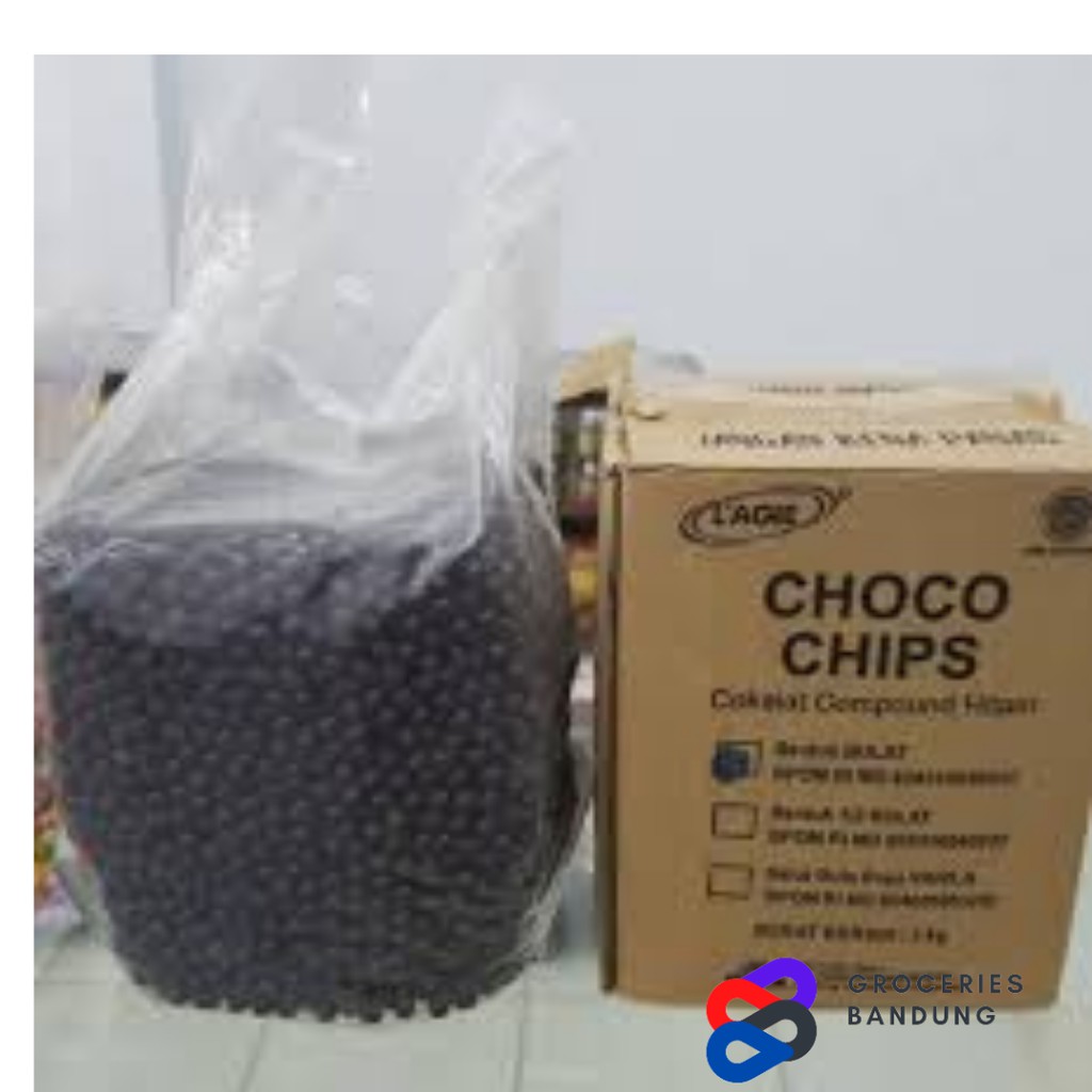 

Choco Chips Lagie Repack 250gr coklat butir