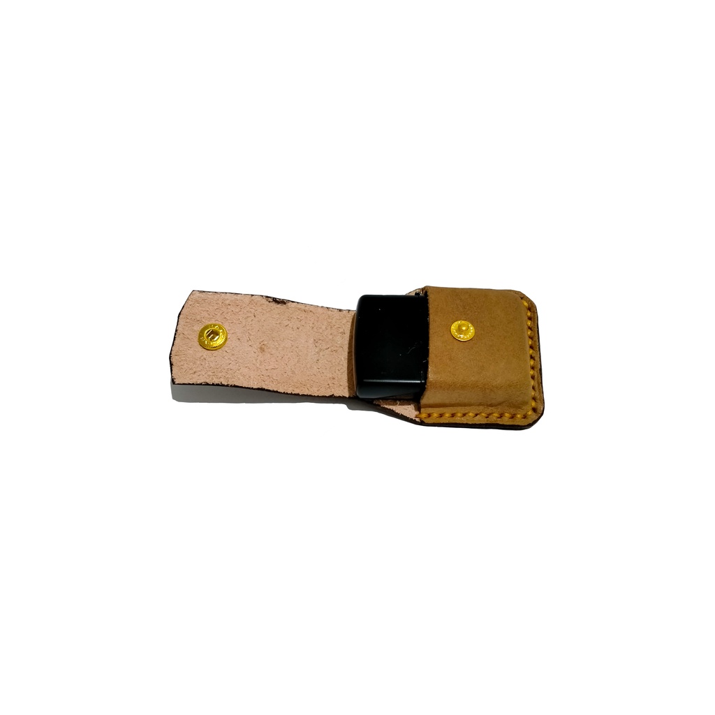 Sarung Zippo Tempat Zippo Kulit Antique Brown / Sarung Zippo Kulit Original / Sarung Zippo Kulit / Sarung Zippo Kulit Asli Murah / Sarung Zippo Handmade