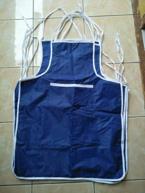 CELEMEK MASAK BAHAN PARASIT - CELEMEK PARASUT TAHAN AIR APRON WATERPROOF