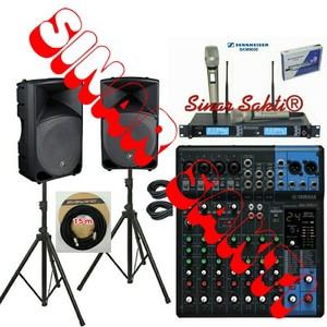 Paket Sound System Outdoor Yamaha+Mackie ( 15 inch ) ORIGINAL