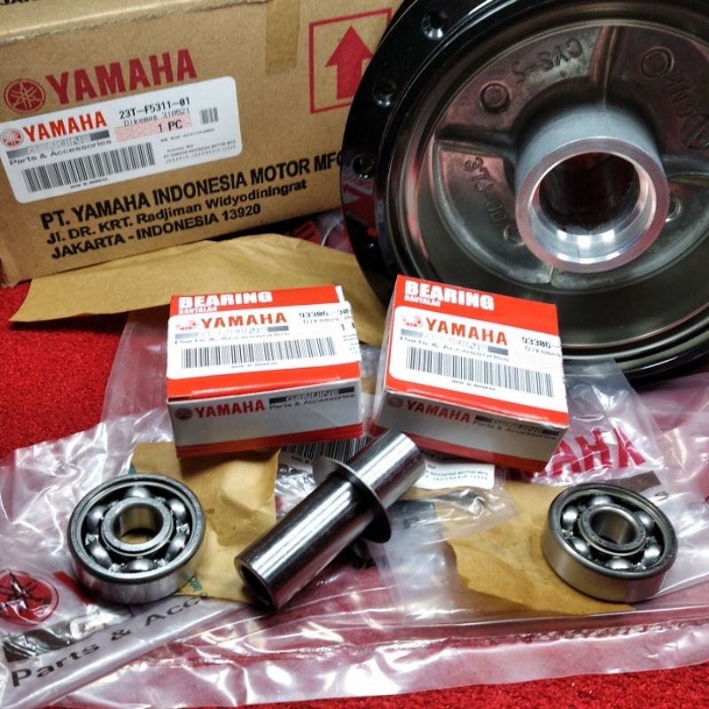 tromol belakang set f1zr ori ygp fizr fiz f1z r rear hub bearing bering laher bos bosh spacer