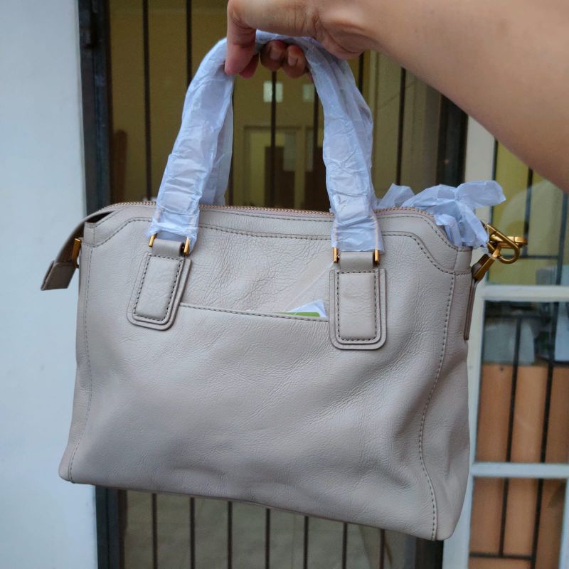 Jacqueline Satchel Grey Stone Bag - Tas Wanita