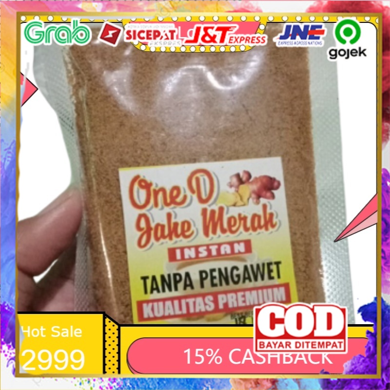 

PROMO HOT Jahe Merah Bubuk Serbuk Instan Premium Tanpa Pengawet 100 Gram 4