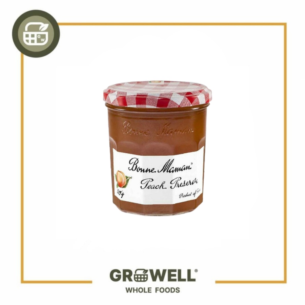 

BONNE MAMAN JAM PEACH 370 GR JAR