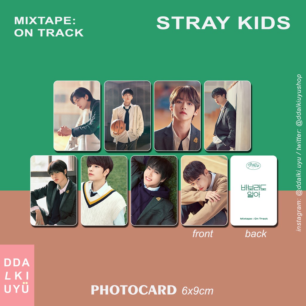 STRAY KIDS - photocard [MIXTAPE: ON TRACK]