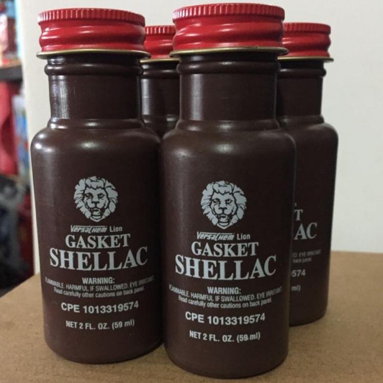 

Modern.. Lem Gasket Shellac Compound Versachem Lion 59ml
