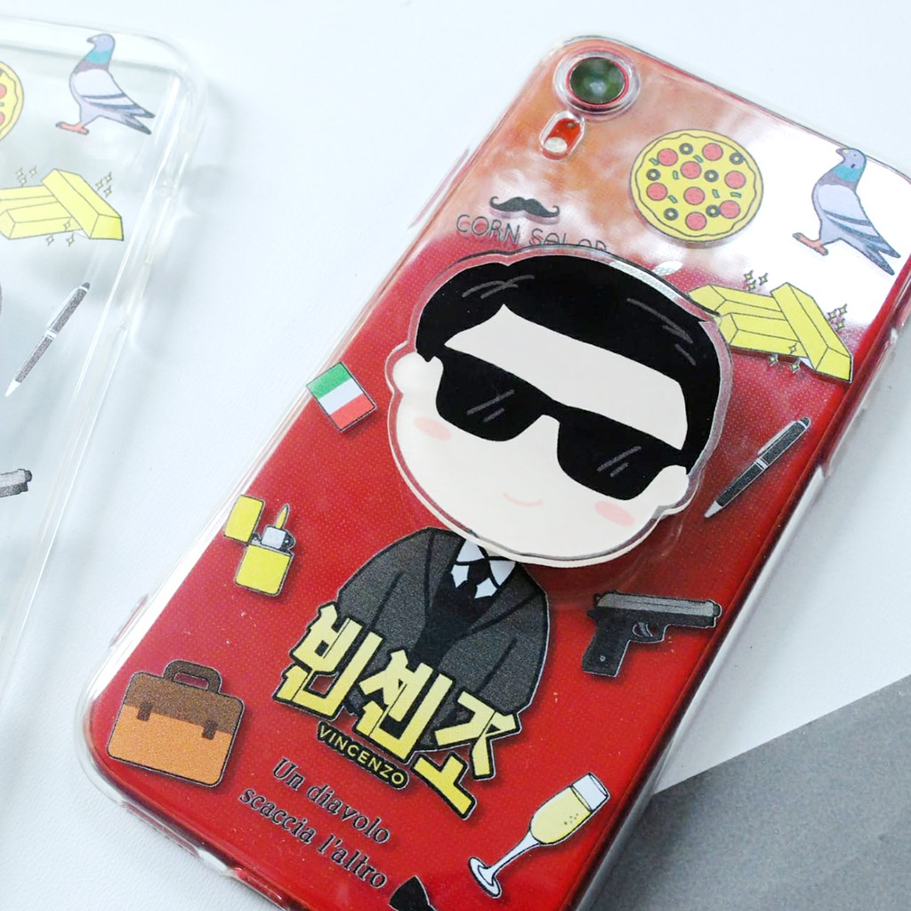 Casing Vincenzo popstand griptok kdrama drama korea lucu softcase netfix xiaomi oppo vivo softcase